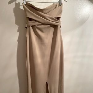 Bridesmaid dress light pink